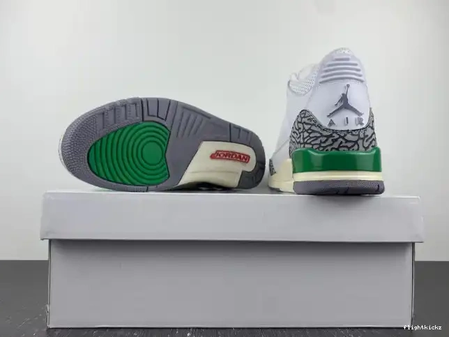 Green Lucky Retro Jordan 3 CK9246-136 (W) 0627